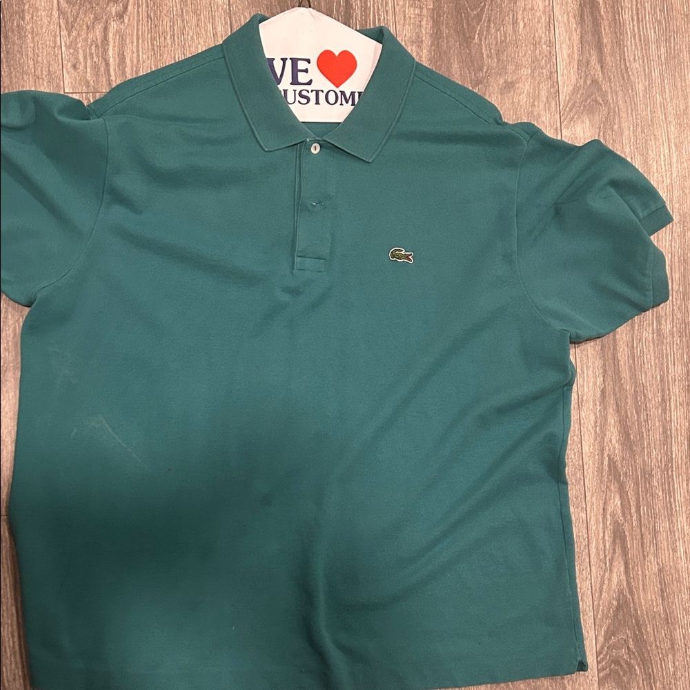 Lacoste Teal Polo Shirt